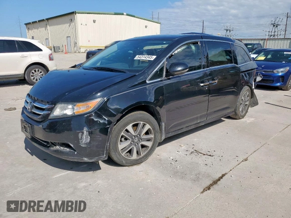 2016 Honda Odyssey Touring Elite with VIN 5FNRL5H93GB146838, listed as a Copart auction lot 54314345 with 171,479 mi miles and Salvage Title. Bid and sale history available at carsss.com. Image 1.