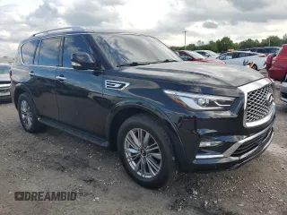 2019 Infiniti QX80 LUXE with VIN JN8AZ2NF8K9688223, listed as a Copart auction lot 73149934 with 87,270 mi miles and Clean Title. Bid and sale history available at carsss.com. Image 4.