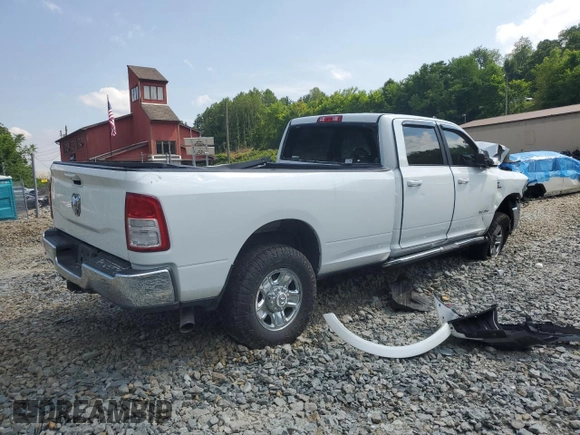 2021 Ram 2500 Big Horn with VIN 3C6UR5JL0MG628274, listed as a Copart auction lot 58247224 with 83,985 mi miles and Salvage Title. Bid and sale history available at carsss.com. Image 3.