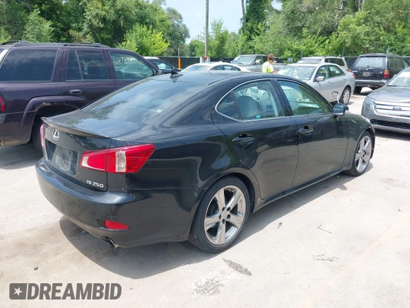 2011 Lexus IS 250 with VIN JTHBF5C25B5144973, listed as a IAAI auction lot 42722251 with 193,432 mi miles and . Bid and sale history available at DreamBid. Image 4.