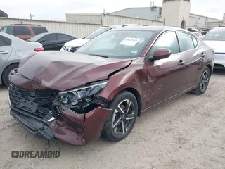 2024 Nissan Sentra SV with VIN 3N1AB8CV3RY314977, listed as a IAAI auction lot 42612915 with 27,805 mi miles and . Bid and sale history available at DreamBid. Image 2.