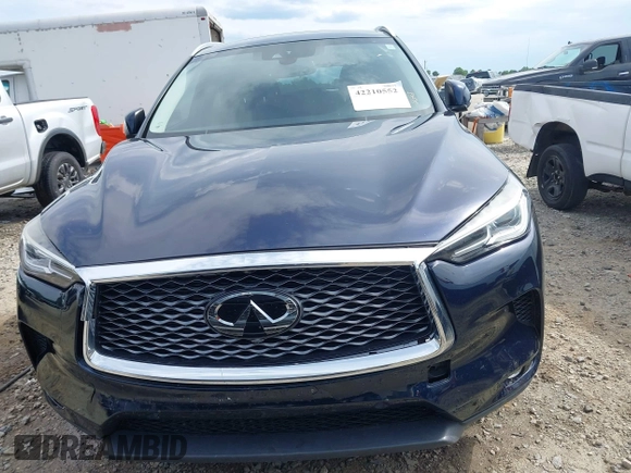2019 Infiniti QX50 Essential with VIN 3PCAJ5M12KF118394, listed as a IAAI auction lot 42210552 with 98,068 mi miles and . Bid and sale history available at DreamBid. Image 12.