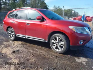 2013 Nissan Pathfinder SL with VIN 5N1AR2MN0DC629317, listed as a IAAI auction lot 41468177 with 157,286 mi miles and . Bid and sale history available at DreamBid. Image 1.