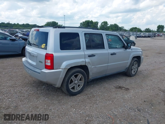 2007 Jeep Patriot Sport with VIN 1J8FF28W17D395749, listed as a IAAI auction lot 42615557 with 227,783 mi miles and . Bid and sale history available at DreamBid. Image 4.