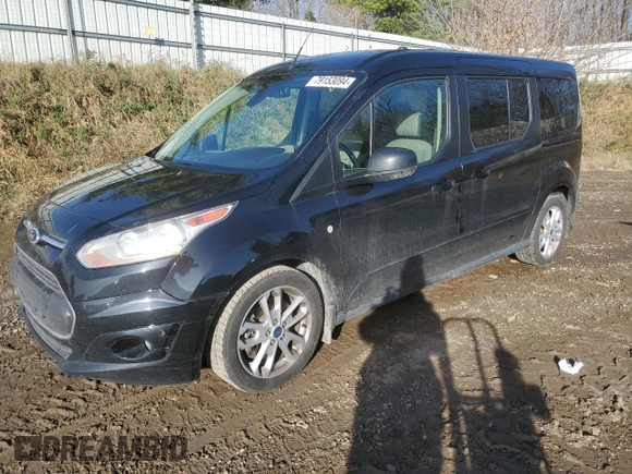 2015 Ford Transit Connect Wagon Titanium with VIN NM0GE9G7XF1195466, listed as a Copart auction lot 79153094 with 152,214 mi miles and Clean Title. Bid and sale history available at carsss.com. Image 1.