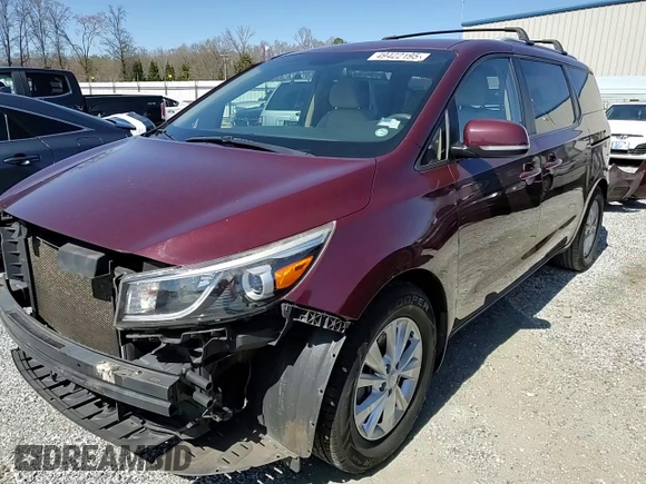 2015 Kia Sedona LX with VIN KNDMB5C15F6020392, listed as a Copart auction lot 49422195 with 176,461 mi miles and Salvage Title. Bid and sale history available at carsss.com. Image 12.