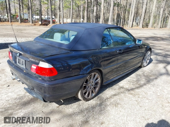 2006 BMW 3 Series 330Ci with VIN WBABW53466PL53536, listed as a IAAI auction lot 41584656 with 245,093 mi miles. Bid and sale history available at carsss.com. Image 4.