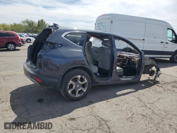 2018 Honda CR-V EX with VIN 7FARW2H5XJE101488, listed as a Copart auction lot 54126255 with 0 mi miles and Salvage Title. Bid and sale history available at carsss.com. Image 3.