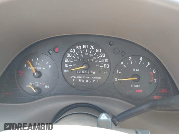 1999 Chevrolet Lumina with VIN 2G1WL52M1X9192021, listed as a IAAI auction lot 42153644 with 128,727 mi miles and . Bid and sale history available at DreamBid. Image 7.