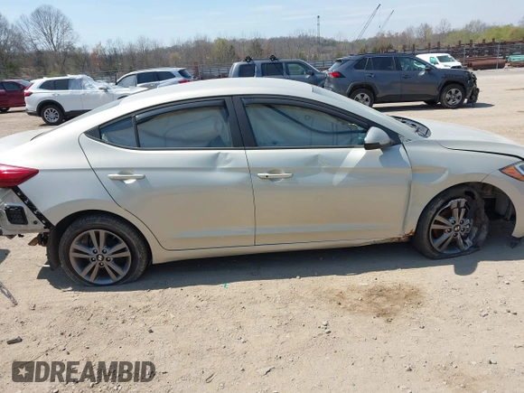 2017 Hyundai Elantra Limited with VIN 5NPD84LF1HH075595, listed as a IAAI auction lot 41899349 with 125,051 mi miles. Bid and sale history available at carsss.com. Image 12.
