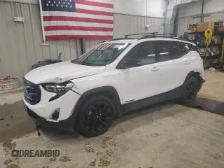 2021 GMC Terrain SLT with VIN 3GKALVEV5ML345471, listed as a Copart auction lot 42094475 with Not Provided miles and Salvage Title. Bid and sale history available at carsss.com. Image 1.