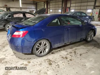 2008 Honda Civic Cpe Si with VIN 2HGFG21568H703347, listed as a Copart auction lot 45295775 with 155,813 mi miles and Salvage Title. Bid and sale history available at carsss.com. Image 3.