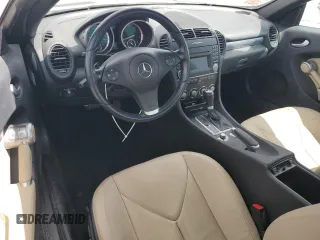 2011 Mercedes-Benz SLK 300 with VIN WDBWK5EA3BF241584, listed as a Copart auction lot 51856215 with 48,775 mi miles and Salvage title. Bid and sale history available at DreamBid. Image 8.