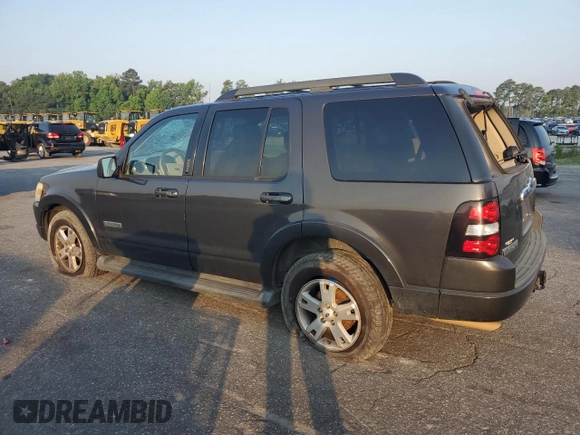 2007 Ford Explorer XLT with VIN 1FMEU63E37UA36638, listed as a Copart auction lot 61626405 with 205,306 mi miles and Salvage title. Bid and sale history available at DreamBid. Image 2.
