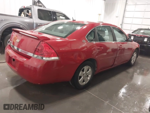 2008 Chevrolet Impala LT with VIN 2G1WT58N881288924, listed as a IAAI auction lot 42008214 with 140,716 mi miles and . Bid and sale history available at DreamBid. Image 4.
