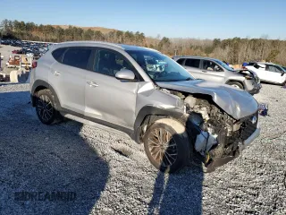 2021 Hyundai Tucson SEL with VIN KM8J33ALXMU310043, listed as a Copart auction lot 45398195 with 139,632 mi miles and Salvage title. Bid and sale history available at DreamBid. Image 4.