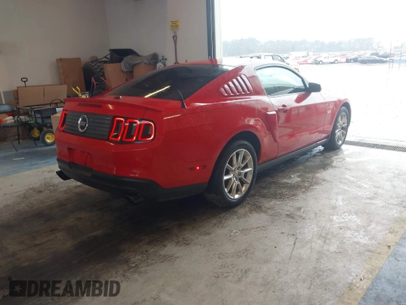 2011 Ford Mustang GT with VIN 1ZVBP8CF9B5161341, listed as a IAAI auction lot 41619383 with 125,163 mi miles. Bid and sale history available at carsss.com. Image 4.