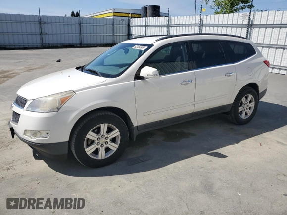 2012 Chevrolet Traverse 1LT with VIN 1GNKRGED7CJ257035, listed as a Copart auction lot 54019225 with 168,300 mi miles and Clean Title. Bid and sale history available at DreamBid. Image 1.