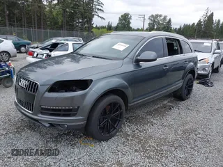 2015 Audi Q7 Premium Plus with VIN WA1LGAFE2FD008002, listed as a IAAI auction lot 42244720 with 110,732 mi miles and . Bid and sale history available at DreamBid. Image 2.