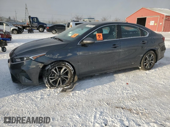 2023 Kia Forte GT-Line with VIN 3KPF34AD3PE569663, listed as a Copart auction lot 89094865 with 58,265 mi miles and Clean Title. Bid and sale history available at carsss.com. Image 1.