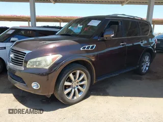 2012 Infiniti QX56 7-passenger with VIN JN8AZ2NE8C9020897, listed as a IAAI auction lot 42453571 with 173,145 mi miles and . Bid and sale history available at DreamBid. Image 17.