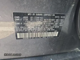 2024 Subaru Outback Premium z VIN 4S4BTAFC2R3191709, wystawiony jako IAAI lot #42566225 z przebiegiem 29 740 mil mil oraz . Historia ofert i sprzedaży dostępna na DreamBid. Obrazek 13.