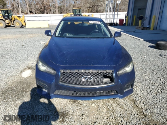 2016 Infiniti Q50 Red Sport 400 with VIN JN1FV7AR5GM450301, listed as a Copart auction lot 87959525 with 102,315 mi miles and Salvage Title. Bid and sale history available at DreamBid. Image 5.