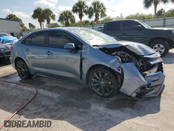 2023 Toyota Corolla SE with VIN 5YFS4MCE0PP157653, listed as a Copart auction lot 47269315 with 41,849 mi miles and Non Repairable. Bid and sale history available at DreamBid. Image 4.