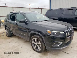 2019 Jeep Cherokee Limited with VIN 1C4PJMDN2KD124128, listed as a Copart auction lot 51630035 with 44,693 mi miles and Salvage Title. Bid and sale history available at carsss.com. Image 4.