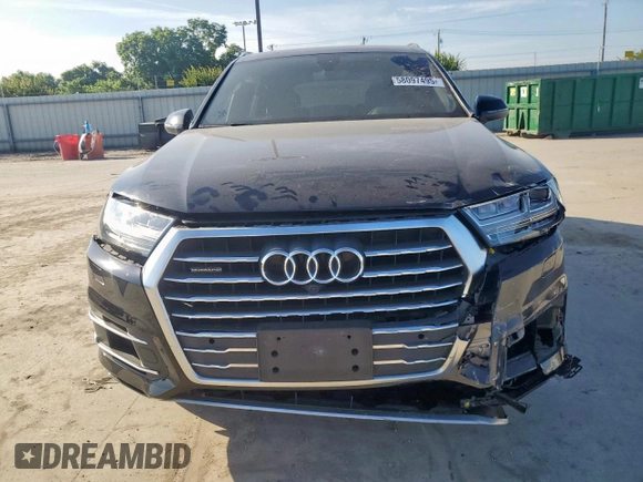 2018 Audi Q7 Premium Plus z VIN WA1LHAF7XJD017439, wystawiony jako Copart lot #58097495 z przebiegiem 59 712 mil mil oraz Szkoda całkowita • Salvage title. Historia ofert i sprzedaży dostępna na DreamBid. Obrazek 5.
