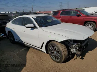 2024 BMW 4 Series 430i xDrive with VIN WBA73AV02RFS07792, listed as a Copart auction lot 76595554 with 3,916 mi miles and Salvage Title. Bid and sale history available at carsss.com. Image 4.