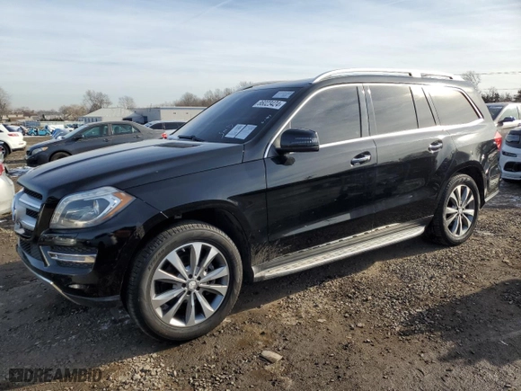 2014 Mercedes-Benz GL-Class GL 450 with VIN 4JGDF7CE0EA393950, listed as a Copart auction lot 86023424 with 0 mi miles and Clean Title. Bid and sale history available at carsss.com. Image 1.