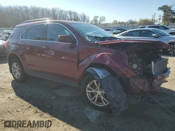 2016 Chevrolet Equinox LT with VIN 2GNFLFEK4G6256634, listed as a Copart auction lot 50635535 with 80,134 mi miles and Salvage Title. Bid and sale history available at DreamBid. Image 4.