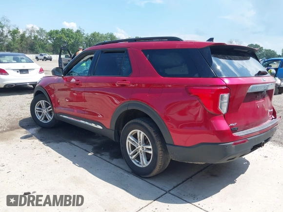 2023 Ford Explorer XLT with VIN 1FMSK8DH3PGB69184, listed as a IAAI auction lot 42674482 with 56,547 mi miles and . Bid and sale history available at DreamBid. Image 3.