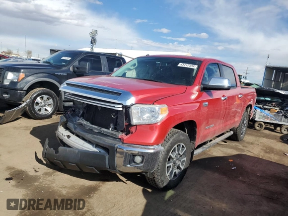 2016 Toyota Tundra 4WD Truck LTD with VIN 5TFHW5F14GX534862, listed as a Copart auction lot 43117124 with 145,470 mi miles and Salvage Title. Bid and sale history available at carsss.com. Image 1.