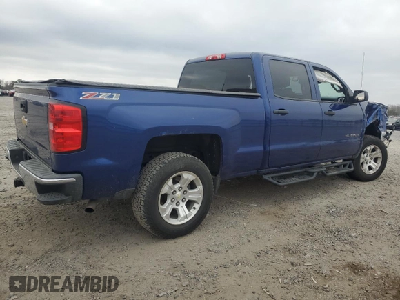 2014 Chevrolet Silverado 1500 LT with VIN 1GCUKREC3EF195504, listed as a Copart auction lot 49352085 with 128,235 mi miles and Salvage Title. Bid and sale history available at DreamBid. Image 3.