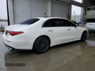 2022 Mercedes-Benz S 580 z VIN W1K6G7GB8NA106385, wystawiony jako Copart lot #52024595 z przebiegiem 75 696 mil mil oraz Szkoda całkowita • Salvage title. Historia ofert i sprzedaży dostępna na DreamBid. Obrazek 3.