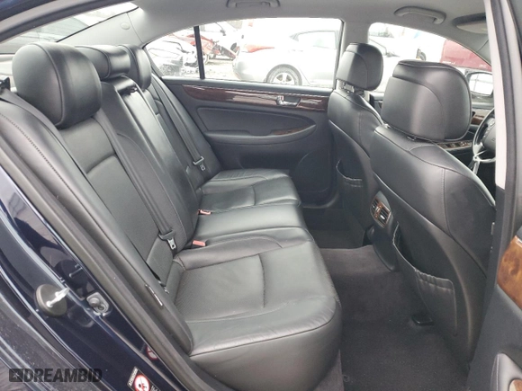 2009 Hyundai Genesis with VIN KMHGC46E19U019660, listed as a Copart auction lot 47655785 with 188,099 mi miles and Salvage Title. Bid and sale history available at carsss.com. Image 10.