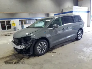 2021 Chrysler Pacifica Hybrid Touring L with VIN 2C4RC1L72MR596429, listed as a Copart auction lot 53859345 with 97,218 mi miles and Salvage title. Bid and sale history available at DreamBid. Image 1.