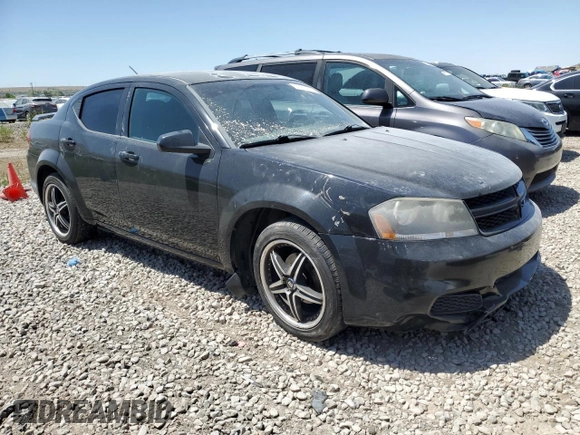 2014 Dodge Avenger SE with VIN 1C3CDZAB8EN222922, listed as a Copart auction lot 61455765 with 118,351 mi miles and Salvage title. Bid and sale history available at DreamBid. Image 4.