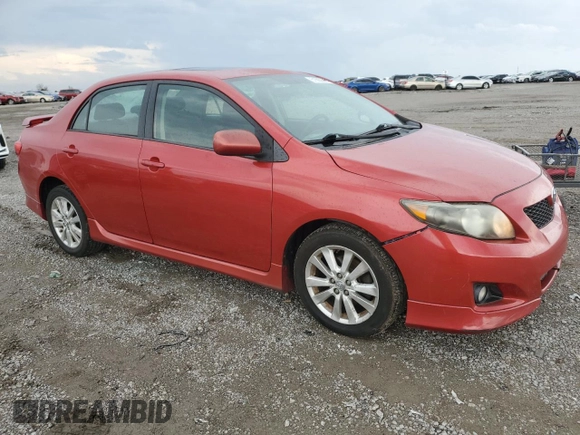 2009 Toyota Corolla with VIN 2T1BU40EX9C114798, listed as a Copart auction lot 51593365 with 164,331 mi miles and Salvage Title. Bid and sale history available at carsss.com. Image 4.