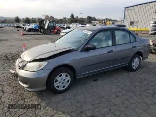 2005 Honda Civic VP z VIN 1HGES16395L011187, wystawiony jako Copart lot #48006995 z przebiegiem 160 315 mil mil oraz Szkoda całkowita • Salvage title. Historia ofert i sprzedaży dostępna na DreamBid. Obrazek 1.