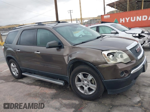 2011 GMC Acadia SL with VIN 1GKKRNED8BJ187254, listed as a IAAI auction lot 41785901 with 126,310 mi miles and . Bid and sale history available at carsss.com. Image 13.