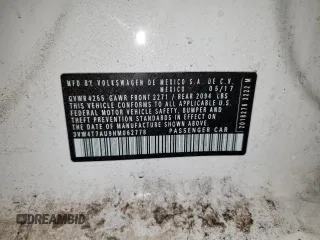 2017 Volkswagen GTI S z VIN 3VW4T7AU9HM062778, wystawiony jako Copart lot #58838435 z przebiegiem 115 872 mil mil oraz Szkoda całkowita • Salvage title. Historia ofert i sprzedaży dostępna na DreamBid. Obrazek 13.