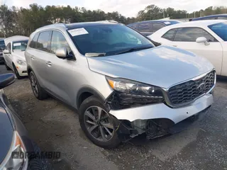 2019 Kia Sorento EX Sport with VIN 5XYPH4A5XKG474169, listed as a IAAI auction lot 41829567 with 100,986 mi miles and . Bid and sale history available at DreamBid. Image 1.