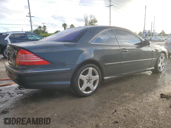 2003 Mercedes-Benz CL 500 z VIN WDBPJ75J53A038309, wystawiony jako Copart lot #73774364 z przebiegiem Nie podano mil oraz Szkoda całkowita • Salvage title. Historia ofert i sprzedaży dostępna na DreamBid. Obrazek 3.