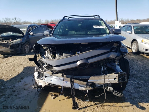 2020 Toyota RAV4 XLE with VIN 2T3W1RFVXLW066702, listed as a Copart auction lot 46330185 with 115,765 mi miles and Salvage Title. Bid and sale history available at carsss.com. Image 5.