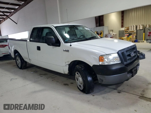 2005 Ford F-150 STX with VIN 1FTRX12W85FB60206, listed as a Copart auction lot 44355625 with 102,737 mi miles and Salvage Title. Bid and sale history available at carsss.com. Image 4.
