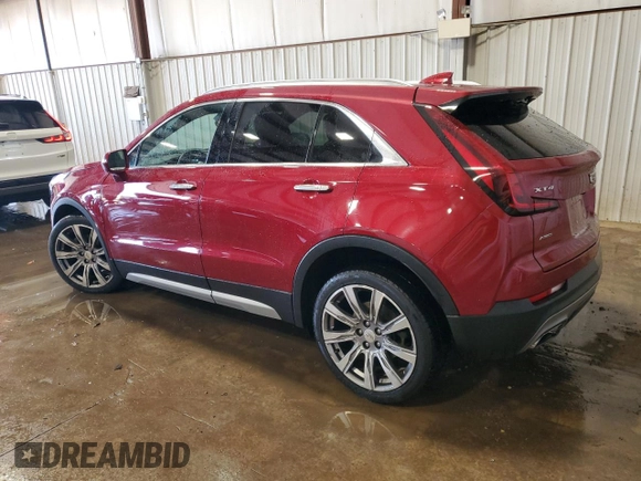 2019 Cadillac XT4 AWD Premium Luxury with VIN 1GYFZDR4XKF103773, listed as a Copart auction lot 47751935 with 98,705 mi miles and Salvage title. Bid and sale history available at DreamBid. Image 2.