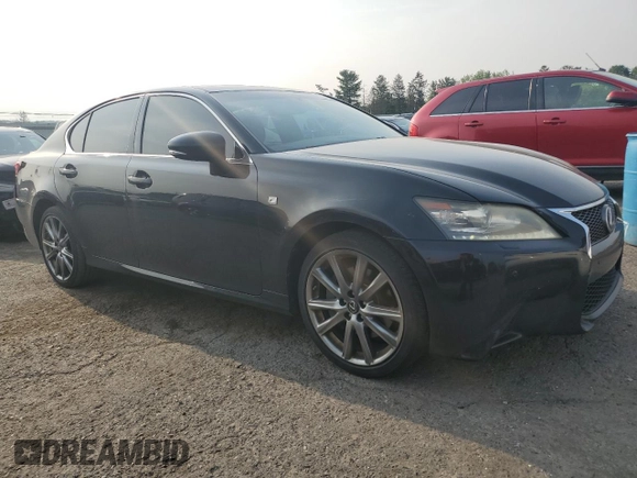 2013 Lexus GS 350 with VIN JTHCE1BL1D5010863, listed as a Copart auction lot 60633905 with 173,951 mi miles and Salvage title. Bid and sale history available at DreamBid. Image 4.